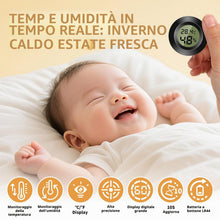 Carica l'immagine nel visualizzatore di Gallery, 3PCS Piccolo Termometro Igrometro Digitale per Interni Termometro d'atmosfera Ambiente,Monitor di Temperatura e Umidomet