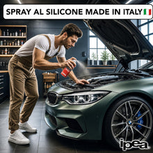 Carica l'immagine nel visualizzatore di Gallery, IPEA 2x Spray al Silicone Lubrificante, Protettivo 400 ml [800ml totali] - 2 PEZZI - Made in Italy - Multiuso Incolore A