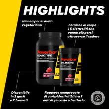 Carica l'immagine nel visualizzatore di Gallery, Powerbar Isoactive Red Fruit 1320g - Bevanda Sportiva Isotonica - 5 Elettroliti + C2MAX