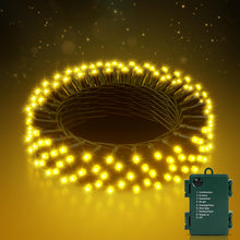 Carica l'immagine nel visualizzatore di Gallery, Catena luminosa a 50 LED a batteria, per esterni e interni, bianco