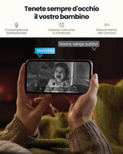 Carica l'immagine nel visualizzatore di Gallery, ieGeek 2K Telecamera WiFi Interno Supporta 2,4/5GHz, 3MP Videocamera Sorveglianza Esterno con Tracciamento Automatico e Rotazione a 360°, Visione Notturna, Audio Bidirezionale,Funziona con Alexa, SC1