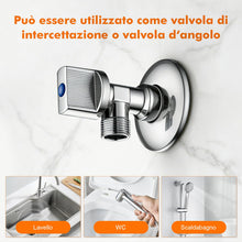 Carica l'immagine nel visualizzatore di Gallery, Ibergrif M22008 Valvola ad Angolo 1/2", 2 Pezzi