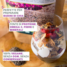 Carica l'immagine nel visualizzatore di Gallery, Semi di Chia Bio 1KG | Proteine, Salute Cardiovascolare | 100% Biologici, Senza Glutine, Qualità Superiore