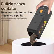 Carica l'immagine nel visualizzatore di Gallery, Trappola per Topi Elettrica Potente Tensione Trappole Elettriche per Topi e Ratti per Casa Trappolino Elettrico Riutiliz