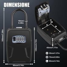 Carica l'immagine nel visualizzatore di Gallery, Diyife Cassetta di Sicurezza per Chiavi, [Capacità Maggiore-9 Chiavi]