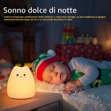 Carica l'immagine nel visualizzatore di Gallery, Tremdwoto lampada gatto Luce notturna per bambini, 7 Colore Lampada da notte per gatti Luce notturna a batteria per came