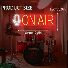 Carica l'immagine nel visualizzatore di Gallery, On Air - Targa al neon a LED per Podcast Studio Streaming Cool LED
