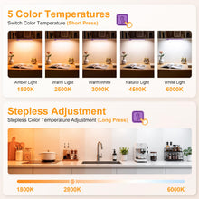 Carica l'immagine nel visualizzatore di Gallery, Gritin Gen 2 Luce LED Sottopensile Cucina 32.3CM/2PZ-5 Colori&amp;6 Luminosità