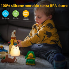 Carica l'immagine nel visualizzatore di Gallery, Tremdwoto lampada gatto Luce notturna per bambini, 7 Colore Lampada da notte per gatti Luce notturna a batteria per came