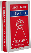 Carica l'immagine nel visualizzatore di Gallery, Dal Negro - Mazzo di carte Sicilliane Italia, composto da 40 carte in cartoncino, ideali per giocare a scopa e briscola.