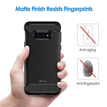 Carica l'immagine nel visualizzatore di Gallery, JETech Ultra Sottile Cover Compatibile con Samsung Galaxy S10e, Magro Cellulare Custodia con Assorbimento degli Urti e Progettare in Fibra di Carbonio (Nero)