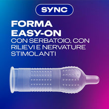 Carica l'immagine nel visualizzatore di Gallery, Durex Mix Performance, Preservativi Durex Lunga Durata e Sync, Preservativi Ritardanti per Lui e con Rilievi e Nervature per Lei, 24 Profilattici