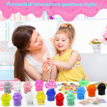 Carica l'immagine nel visualizzatore di Gallery, Confezione da 30 mini slime per burro fluffy con Ciondoli di melma,Putty Giocattoli,Slime Fun Charms,DIY Slime Morbido e