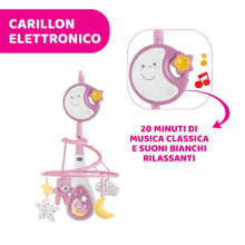 Carica l'immagine nel visualizzatore di Gallery, Chicco Next2Dreams Giostrina Neonato 3in1 con Carillon Elettronico per Culla e Lettino, Compatibile con Culla Chicco Nex