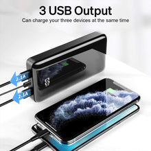 Carica l'immagine nel visualizzatore di Gallery, Power Bank 27000mAh, 22,5W PD20W USB C Power Bank a Ricarica Rapida, Batteria Esterna Portatile con Display LED per Telefoni