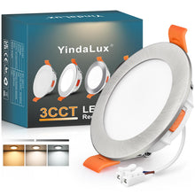 Carica l'immagine nel visualizzatore di Gallery, YindaLux Faretti Led da Incasso per Cartongesso, 5W 550LM IP44 Faretti LED Soffitto Dimmerabile, 3000K 4000K 6000K Regol