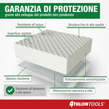 Carica l'immagine nel visualizzatore di Gallery, ATHLON TOOLS 4x MaxProtect Protettore per pareti di garage, 40 x 20 x 2,0 cm ciascuno, Protettore per porte di auto, autoadesivo, impermeabile (Bianco)
