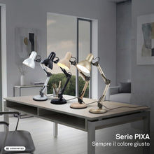 Carica l'immagine nel visualizzatore di Gallery, BRILONER - Lampada da scrivania con interruttore a cavo, orientabile, E14, max. 25W, lampada da comodino, lampada da tav