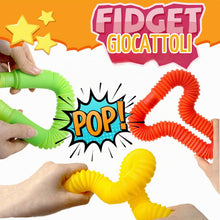 Carica l'immagine nel visualizzatore di Gallery, Mini Pop Tubes, Giocattoli Sensoriali Colorati con Tubo Estensibile, 8 pezzi Adatto a bambini, ragazzi e adulti per alle