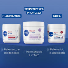 Carica l'immagine nel visualizzatore di Gallery, NIVEA Repair &amp; Care Crema Urea, 400 ml