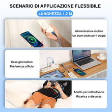 Carica l'immagine nel visualizzatore di Gallery, SDBAUX Cavo USB C Multiplo, 1.2M 4 in 1 Cavi USB A 4 Tipo C Multiplo Porta, QC 3.0 Cavo USB Type-C Ricarica Rapida Compa