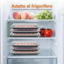 Carica l'immagine nel visualizzatore di Gallery, GRIFEMA Porta Affettati Frigorifero 3 Pezzi Contenitore Alimenti