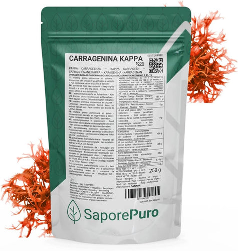 CARRAGENINA - ideale per gelati, dessert, gel - 250 GR