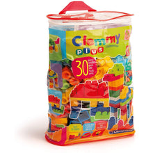 Carica l&#39;immagine nel visualizzatore di Gallery, Clementoni Clemmy Plus - 60 Mattoncini per Costruzioni, Gioco Prima Infanzia Made in Italy, Bambini 18-36 Mesi, 100% Igienici e Lavabili, per Sviluppare Manualità, Percezione Visiva e Fantasia, 14880
