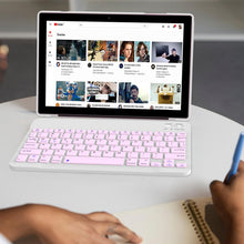 Carica l'immagine nel visualizzatore di Gallery, Tablet PC Android 13 2-in-1 da 10,1 pollici MTK6755 Octa Core 6GB RAM (3GB+3GB espandibili) 128GB ROM 4G LTE 1280×800 IPS Doppia fotocamera 5MP+13MP 5000mAh con tastiera, mouse e stilo
