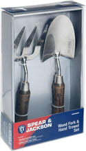 Carica l'immagine nel visualizzatore di Gallery, Spear &amp; Jackson HANDTOOLSET1 Set di spatola e forchetta per erbacce in acciaio inossidabile