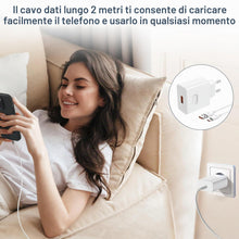 Carica l'immagine nel visualizzatore di Gallery, Caricatore 66W per Honor 400 Pro, 400 Lite, 400, 200 Pro – Alimentatore USB C 66W Rapido con Cavo 6A da 1m – Per Honor M