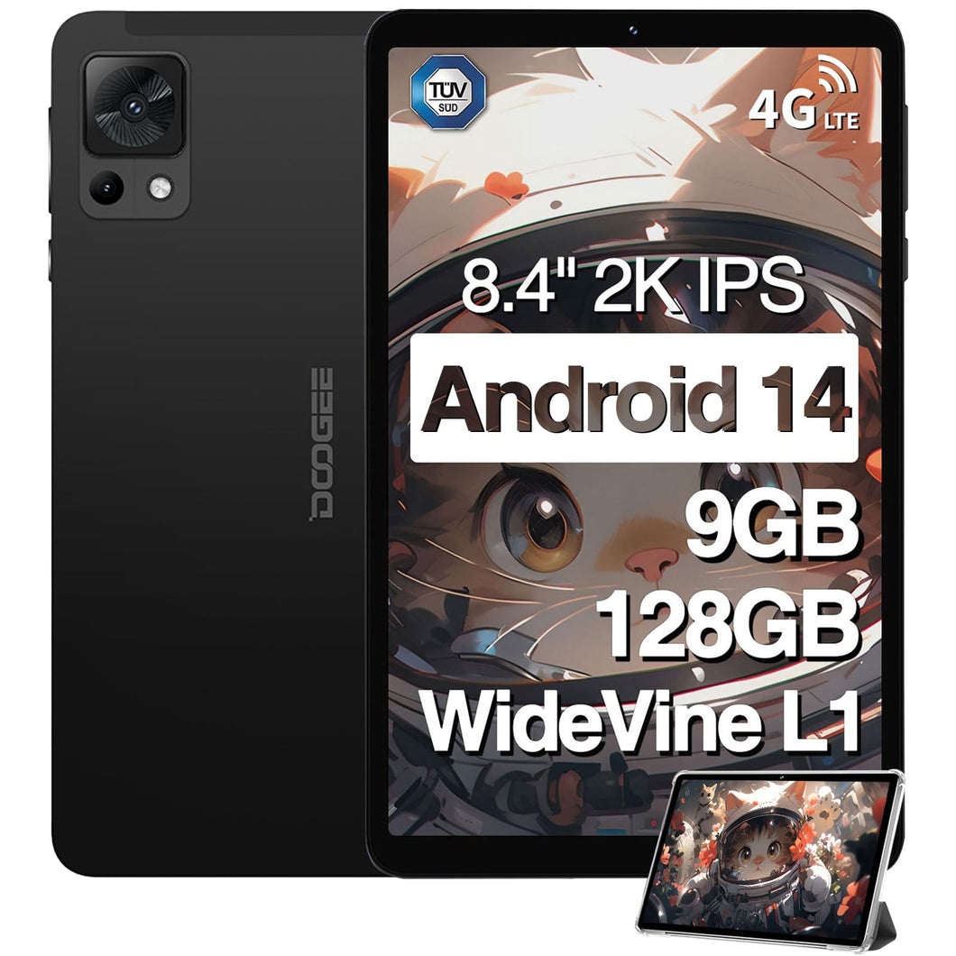 DOOGEE T20 MINI Tablet Android 14, Tablet 8 Pollici, Widevine L1, 9 GB+128 GB/TF 1TB, T606, 5060mAh, Tablet in Offerta, 5G WiFi, 13MP+5MP, Tablet 4G LTE/OTG/GPS/BT 5.0/Gaming Tablet, Tablet Con SIM