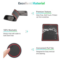 Carica l'immagine nel visualizzatore di Gallery, GAFAT Compatibile con Smart #1#3 EV 2023-2025 2026 Tappetini Antiscivolo, Smart 1 Smart 3 Tappetini Gomma per Console Ce