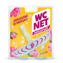 Carica l'immagine nel visualizzatore di Gallery, Wc Net Tavoletta Sensorial Pink Joy Muschio Bianco e Peonia, Anticalcare