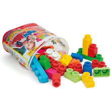 Carica l&#39;immagine nel visualizzatore di Gallery, Clementoni Clemmy Plus - 60 Mattoncini per Costruzioni, Gioco Prima Infanzia Made in Italy, Bambini 18-36 Mesi, 100% Igienici e Lavabili, per Sviluppare Manualità, Percezione Visiva e Fantasia, 14880