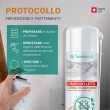 Carica l'immagine nel visualizzatore di Gallery, TERRA DI DIATOMEE CIMICI DA LETTO – AEROSOL ANTI CIMICI DA LETTO – EFFICACIA FULMINANTE – Ingredienti 100% naturali - Az