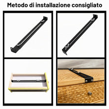 Carica l'immagine nel visualizzatore di Gallery, Kit di Riparazione Cassetti: Kit di Riparazione Cassetti in Metallo, Fibbia per Cassetti Base in Confezione da 4, Kit di