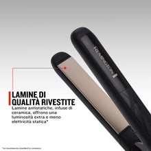 Carica l'immagine nel visualizzatore di Gallery, Remington Piastra per capelli Ceramic Straight - 4 Protezioni - Rivestimento antistatico in tormalina ceramica, Distribu