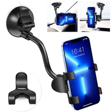 Carica l'immagine nel visualizzatore di Gallery, iVoler Supporto Cellulare Auto, Supporto Universale Porta 360 Gradi di Rotazione per Cruscotto Dashboard Parabrezza con 