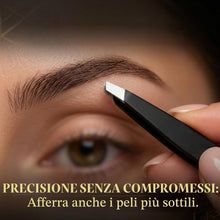 Carica l'immagine nel visualizzatore di Gallery, OCBA 4 pezzi Pinzette per sopracciglia professionali Pinzette per sopracciglia con punta in acciaio inossidabile per la 