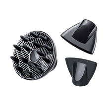 Carica l'immagine nel visualizzatore di Gallery, Remington Asciugacapelli Professionale 2300W - Generatore di ioni per lucentezza -motore di lunga durata , 3 livelli di riscaldamento, due ugelli per lo styling + diffusore, Pro Air AC5999