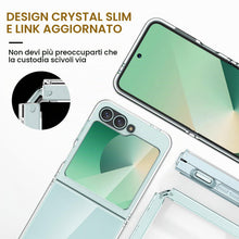Carica l'immagine nel visualizzatore di Gallery, Doeshine Cover per Samsung Galaxy Z Flip 6 con Mag-Safe, Cover Sottile con Protezione dello Schermo, Rigida PC e Bordi i