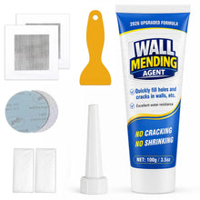 Carica l'immagine nel visualizzatore di Gallery, Kit Stucco Per Muro Bianco Pronto, Stucco Veloce In Tubetto Impermeabile con Raschietto, Riparatore Muro Ad Asciugatura 