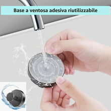 Carica l'immagine nel visualizzatore di Gallery, 4 ganci a ventosa, ganci ventosa, rimovibili senza fori, ganci per asciugamani, in acciaio inox, per cucina, bagno, fine