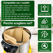 Carica l'immagine nel visualizzatore di Gallery, 10 Sacchetti per Kärcher WD3 WD3 premium 6.959-130.0 MV 3 WD 3.200 WD 3.300M WD 3.500 P, A 22xx Series, A 25xx Series, A