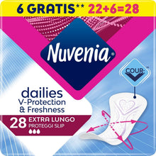 Carica l'immagine nel visualizzatore di Gallery, Nuvenia Proteggi Slip Extra Lungo, 28 Pezzi