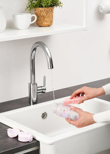 Ion8 Borraccia per Bambini, 350ml, a Prova di Perdite, Facile da Aprire, Serratura Sicura, Lavabile in Lavastoviglie, Senza BPA, Maniglia per il Trasporto, Facile Pulizia, Design Unicorni