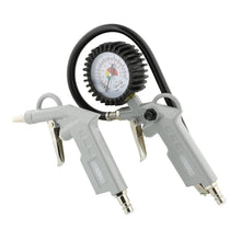 Carica l'immagine nel visualizzatore di Gallery, ABAC Kit Accessori per Compressore 6 Pezzi G-813, Inclusi Gonfiagomme con Manometro, Pistola di Soffiaggio, Tubo a Spira