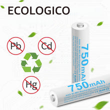 Carica l'immagine nel visualizzatore di Gallery, Batteria AAA HR03 di Ricambio Compatible con Telefoni Cordless Gigaset 750Mah (4)