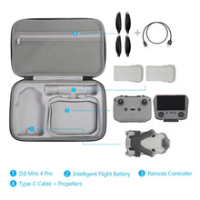 Carica l&#39;immagine nel visualizzatore di Gallery, JSVER Borsa per DJI Mini 4 Pro, Borsa per il Trasporto Compatibile con DJI Mini 4 Pro/Mini 3 Pro/Mini 3 Custodia Fly More Combo e Accessori per DJI RC-Nero